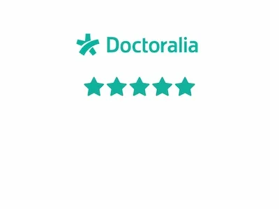 clinica dental goya logotipo y estrellas doctoralia