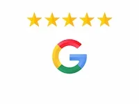 clinica dental goya logotipo y estrellas google